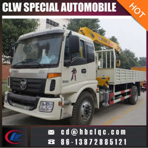 China New Auman 4X2 8ton Crane Truck