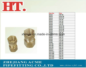 American Brass Flare Comp Female Connector Fitting with Nut